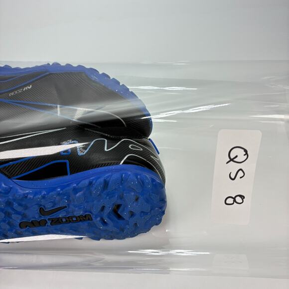 Nike Jr Zoom Mercurial Superfly 9 Academy TF Black Blue Soccer Cleats Youth 5.5Y - Picture 10 of 10